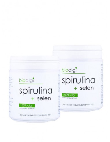 Spirulina + Selen w tabletkach