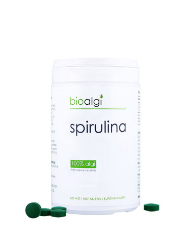 Spirulina w tabletkach (500 mg) bioalgi - tabletki cena 149,95